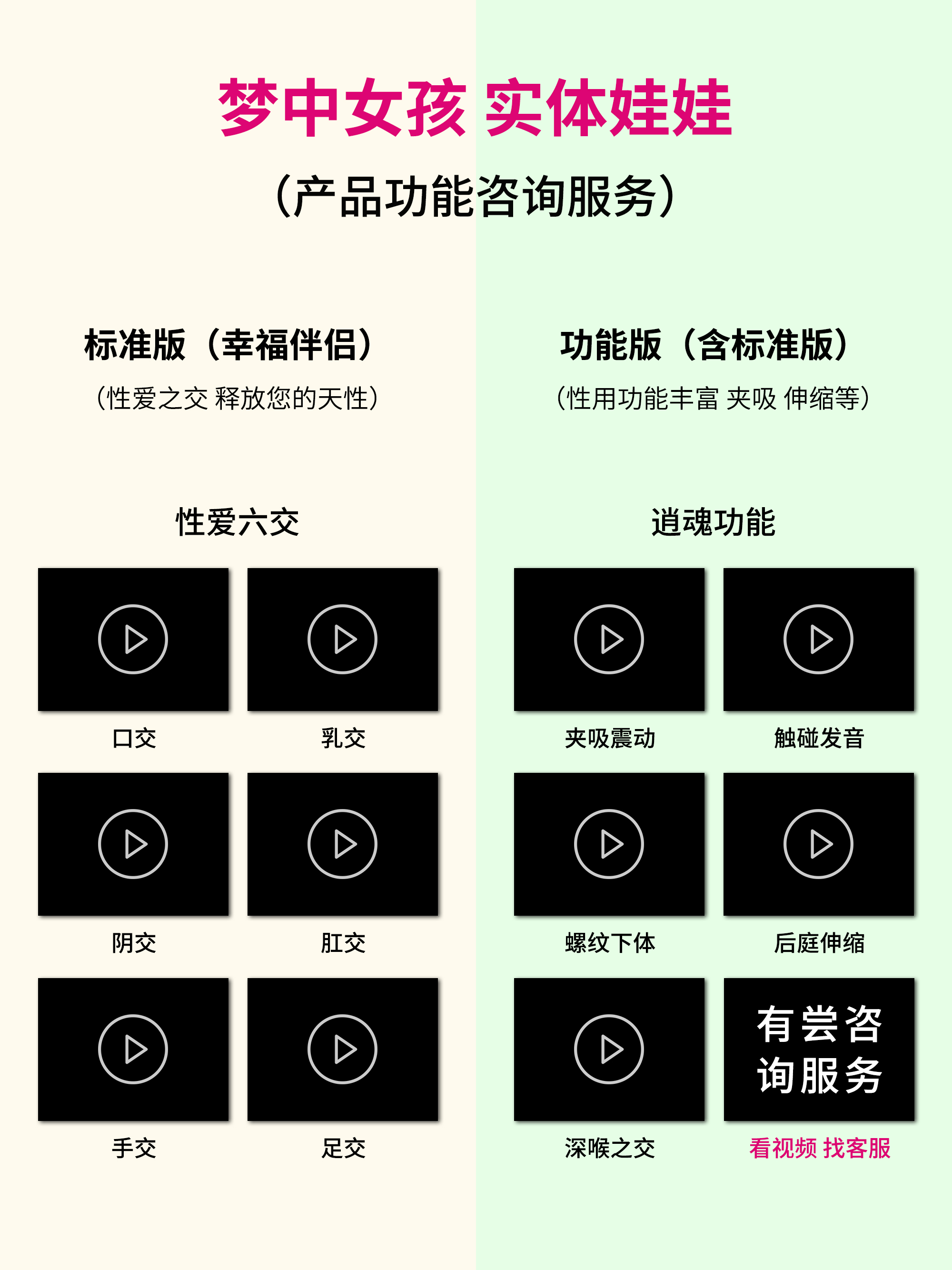有尝咨询服务 如何买到一款称心如意的实体娃娃 看产品实拍细节（购买产品可抵30元优惠券使用）