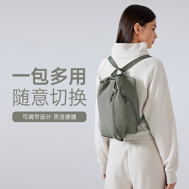 网红同款SBS拉链防泼水女多功能可调节式双肩户外骑行背包